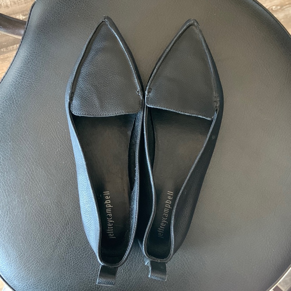 Jeffrey Campbell Leather Flats